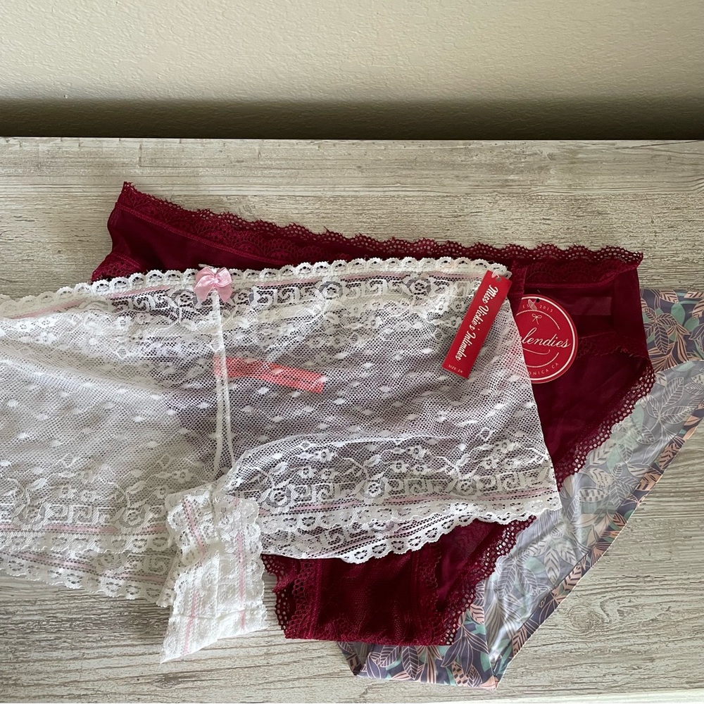 Splendies panties. Set of 3. Size women’s 2X. New With Tags. NWT.